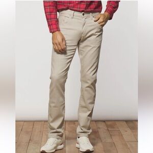 Johnnie-o men’s 5 pocket stretch jeans in stone 
size 32 x 32